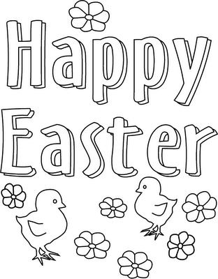 Easter – Coloring 1