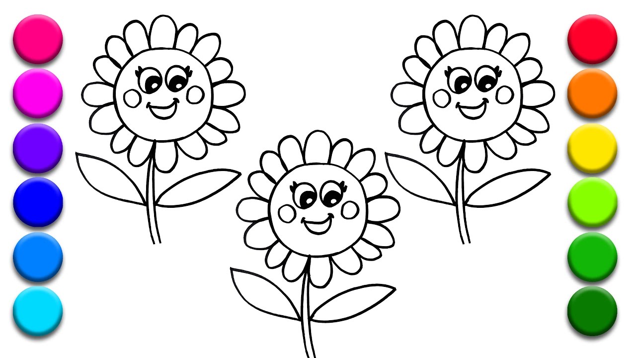 Flower Coloring 1